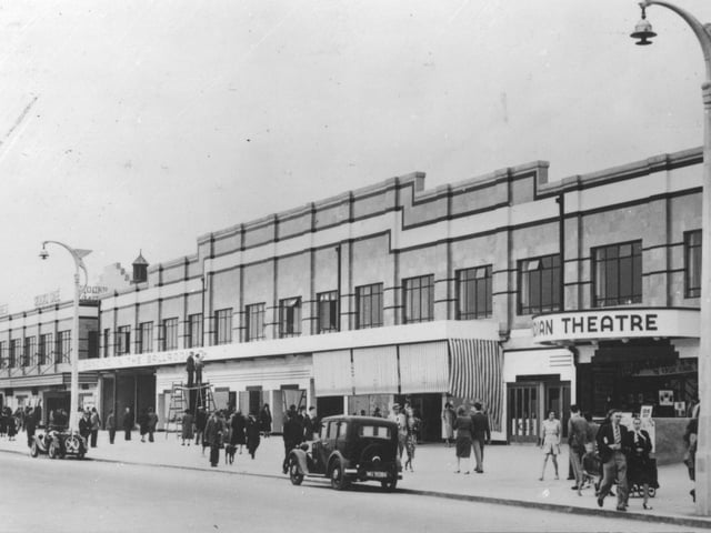 The old Empire and Arcadian buildings.