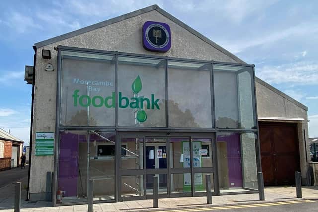 Morecambe Bay Food Bank called for donations of gently used school uniforms, as their service reaches the busiest time of the year.
