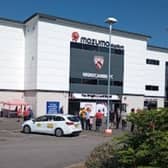 Morecambe FC's Mazuma Stadium. Morecambe FC remain tightlipped regarding an article released today by the Daily Mail regarding a potential sale. Picture from Google Street View.
