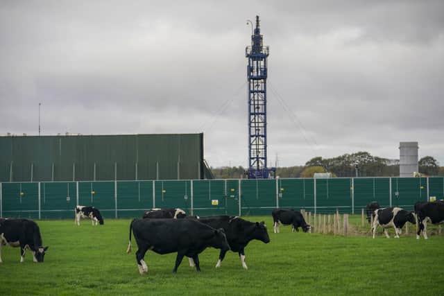 The Preston New Road fracking site where Cuadrilla fracked two horizontally drilled wells testing for gas in the shale rocks deep below the surface
(Photo by Christopher Furlong/Getty Images)