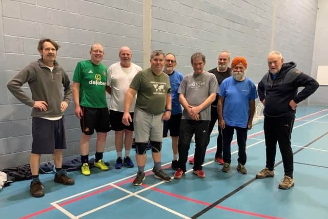 Walking football is a popular activity offered by Lancaster Men's Shed.