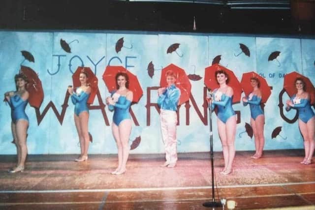 A picture from a number of years ago shows the six former dancing friends and pupils of Joyce Warrington MBE who are reuniting on the SS American in LADOS's upcoming production of Anything Goes.
