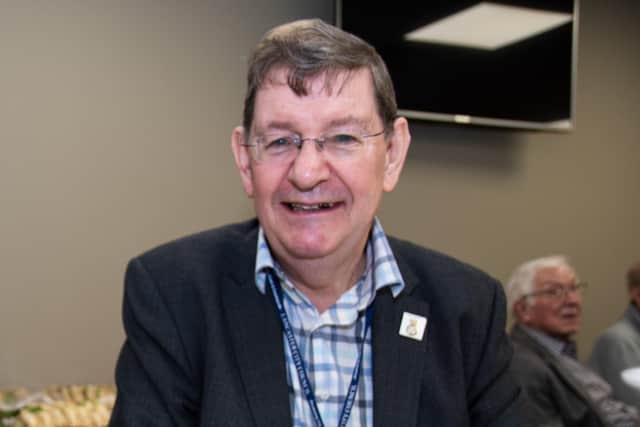 Coun Roger Dennison, pictured at a recent Age UK tea party for veterans. Photo: Kelvin Stuttard