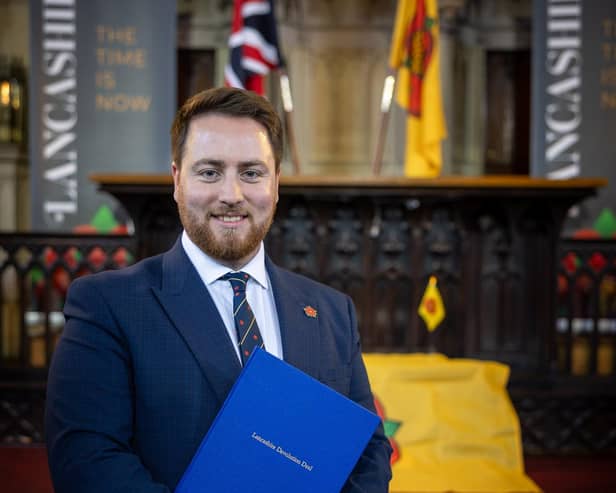 Levelling Up Minister Jacob Young MP with Lancashire's long-awaited devolution deal