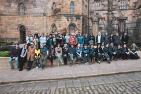 Representatives from Ikea and the Eden Project supported Lancaster youths at an away day at Lancaster Castle where they drew designs for a state-of-the art-charity hub which Eden Project will use.