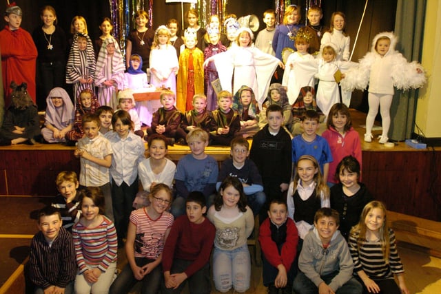 Cockerham Primary School nativity in 2009.