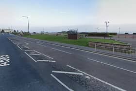 The incident happened on the prom close to the junction with Northumberland Street. Image: Google Street View