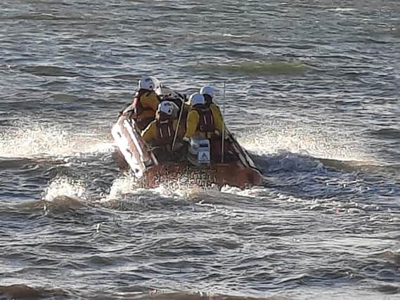 The lifeboat was called out on Friday evening.