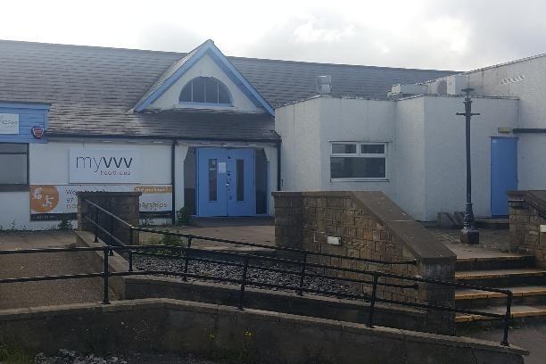 The exterior of the former VVV gym at The Shore, Hest Bank which is up for sale. Picture courtesy of Bowcliffe Chartered Surveyors.