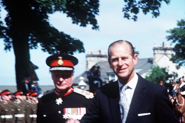 Prince Philip in Lancaster for the silver jubilee in 1977. From Mr R Walker, Slyne.
