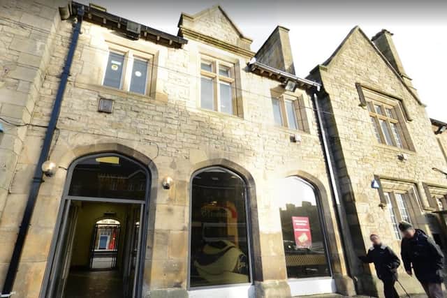 A man was arrested at Lancaster railway station on suspicion of money laundering.