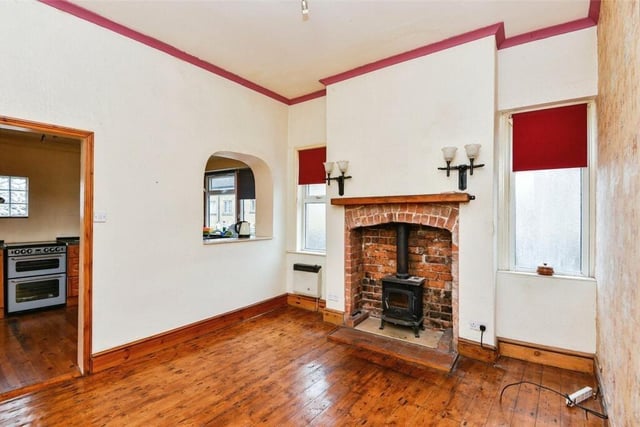 One of the reception rooms at the property on Grove Street in Morecambe. Picture courtesy of Entwistle Green, Morecambe.