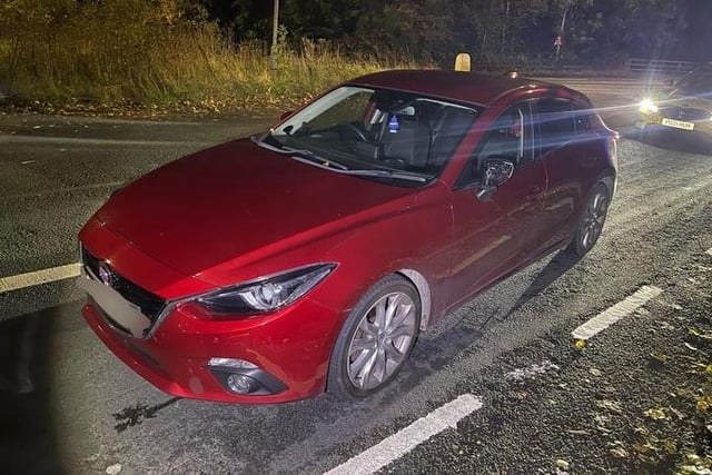 A member of the public reported this car being driven erratically in the Preston area.
Police patrols located the vehicle, but it failed to stop. It was eventually 'stung' in Golden Way, Penwortham.
The driver failed a roadside breath test of alcohol was arrested.