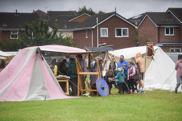 The viking encampment at Heysham Viking Festival. Picture by Daniel Martino.