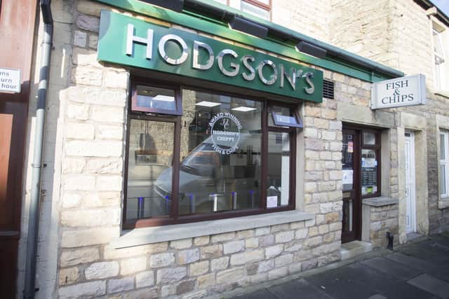 Hodgson's Chippy in Lancaster. Photo by Paul Currie