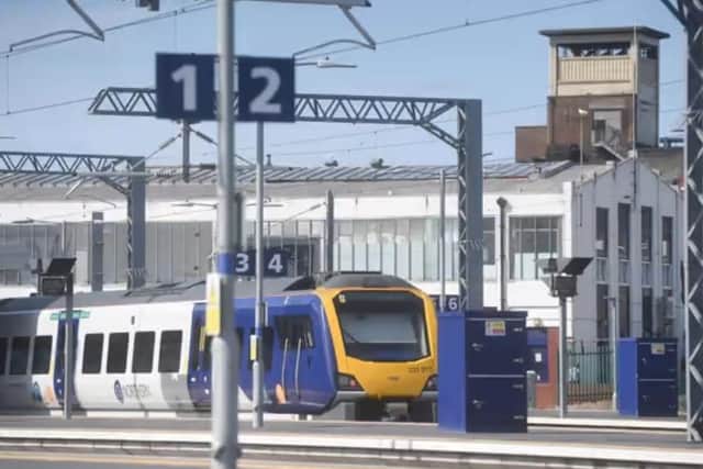 Blackpool North train station was one of the worst affected in the first round of strikes