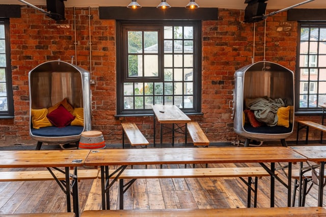 The interior of the new venue at Galgate Mill.
