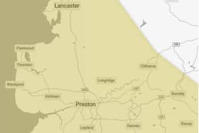 Yellow weather alerts for snow and ice are in place across Lancashire this week.