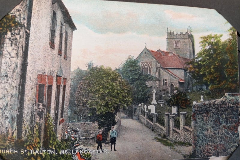 A picturesque postcard of Halton in days gone by.