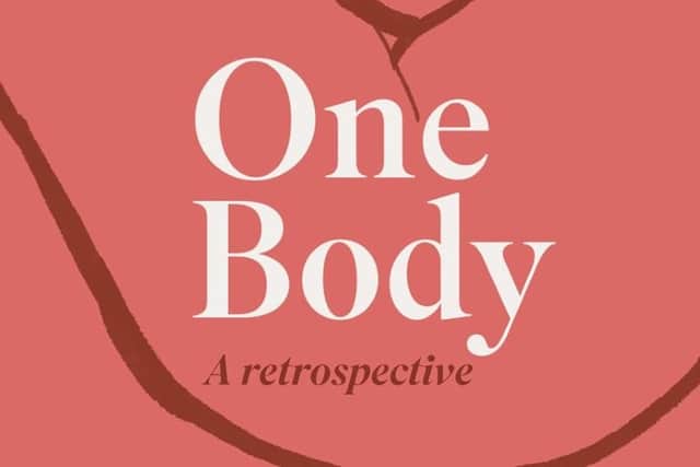 Part of the cover of Catherine's new book One Body