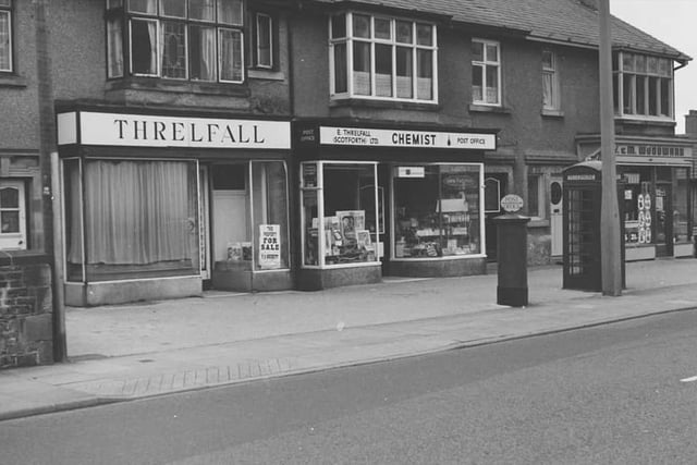 Scotforth Road shops and the rare Edward VIII postbox.