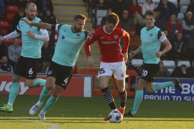Morecambe and Portsmouth shared the spoils at the Mazuma Stadium Picture: Ian Lyon