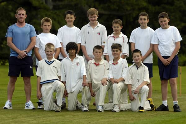 Garstang High School cricket team in 2009