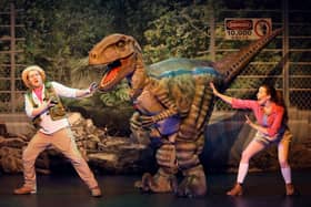 Dinosaur Adventure Live immerses audiences in an enchanting and realistic world of Dinosaurs. Picture from Red Entertainment.