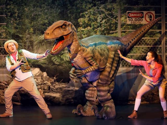 Dinosaur Adventure Live immerses audiences in an enchanting and realistic world of Dinosaurs. Picture from Red Entertainment.