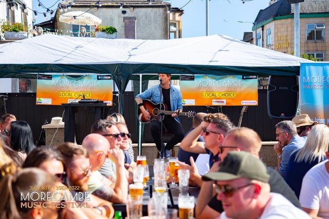Morecambe Music Festival rocked the town this weekend. Picture by Mike Jackson.
