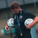 Morecambe manager Adam Lakeland 