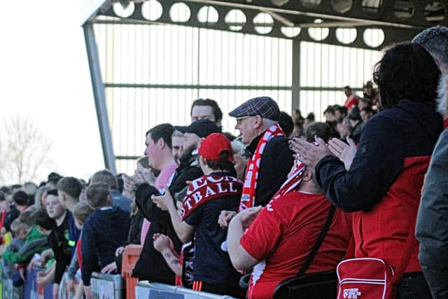Morecambe fans have been thanked for their support this season Picture: Michael Williamson
