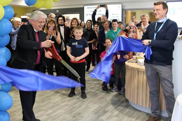 St Thomas' Church community centre opened on Saturday with the help of university funding.