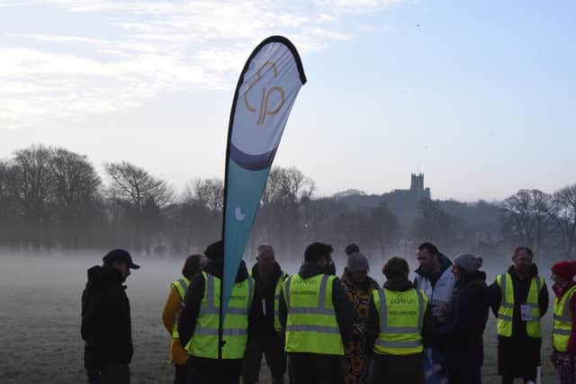 The success of the parkrun relies on volunteers.