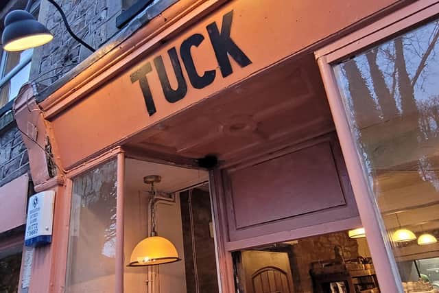 Tuck cafe has opened in Lancaster near the railway station.