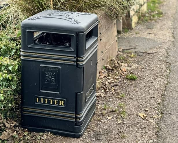 The Royal in Bolton-le-Sands has provided its own bin on the canal towpath after rubbish bins were removed by the Canal and Rivers Trust in a cost saving measure.