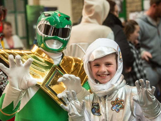 The comic con is fun for people of all ages.
