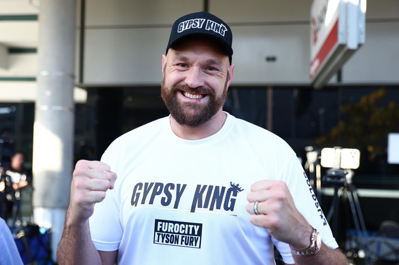 Boxer Tyson Fury, who lives in Morecambe, has 6.8 million followers.