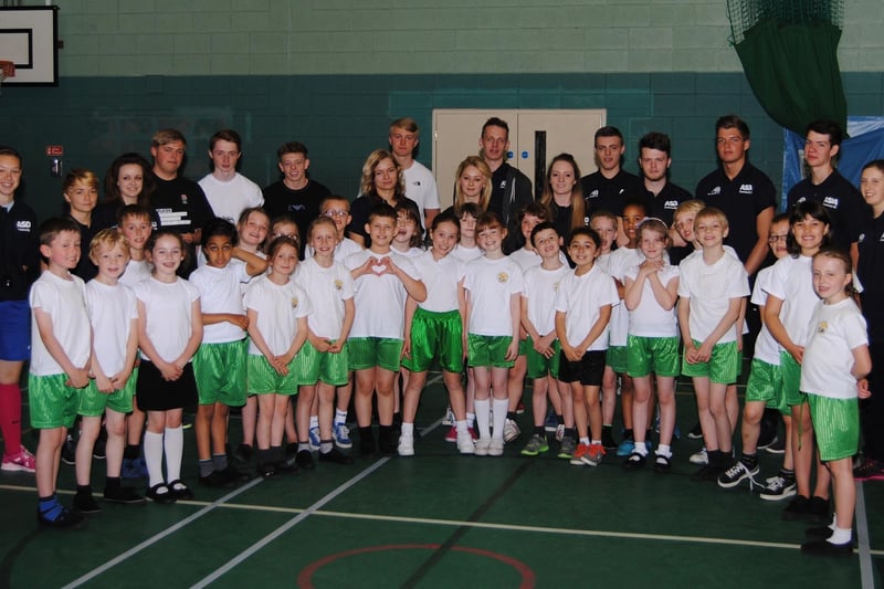 Lancaster & Morecambe College teamed up with Asda and Grosvenor Park Primary School to promote healthy eating and teach young students about the benefits of a healthy, active lifestyle. The students were getting ready to head off to Bulgaria for the summer to run sports camps for children.