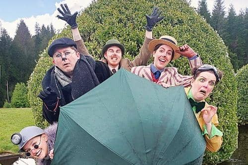 The cast of the Wind in the Willows show (by Lancaster-based theatre company three Left Feet) which will take place during half-term week in Kirkby Lonsdale.