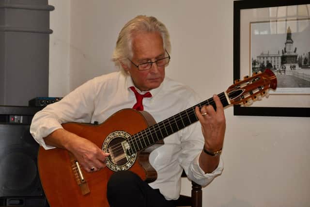 David Kellett is celebrating 50 years at Lancaster Guitar Studio.