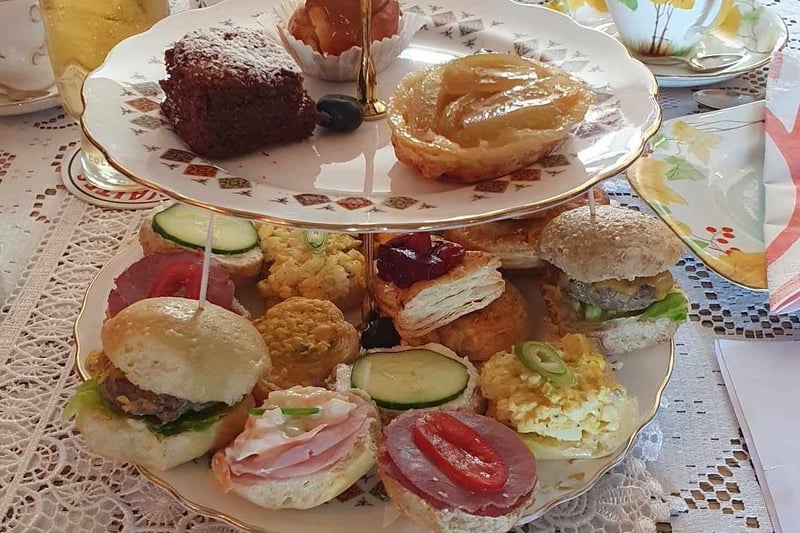 Afternoon Tea by Caroline is served at The Dalton Arms in Glasson Dock Thursdays to Tuesdays from 1-3pm, and comes very highly recommended. Evening and other times are possible. Cost is £17.50.