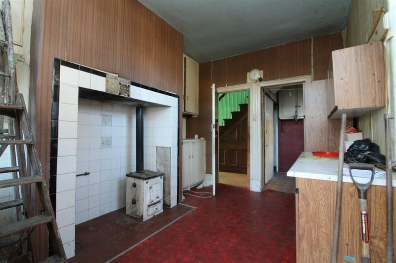 The kitchen at the house on Burlington Avenue in Morecambe. Picture courtesy of Auction House, Fulwood.
