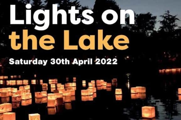 The Lights on the Lake event is on April 30.