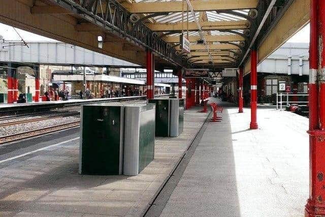 The incident happened at Lancaster railway station.