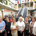 Some of the last remaining traders in Lancaster Market before its closure.