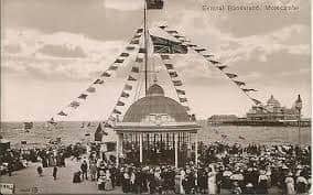 The Central bandstand, Morecambe. (unknown date).