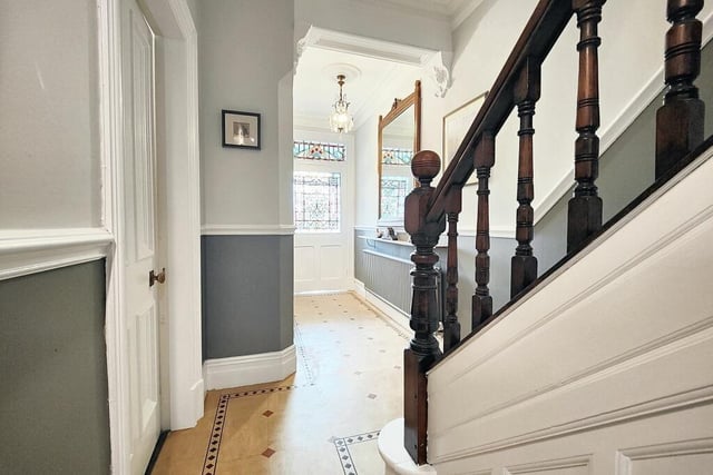 A welcoming entrance hall.