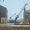 East Quay cranes at Glasson Dock near Lancaster. Photo: Robbie MacDonald