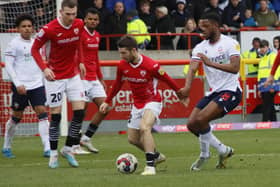 Morecambe had started March in encouraging fashion against Bolton Wanderers Picture: Ian Lyon